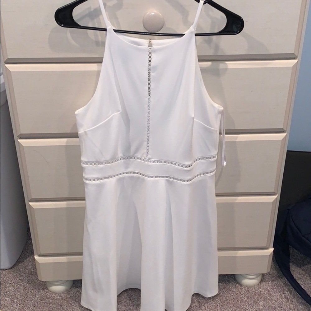White Spaghetti Strap Dress